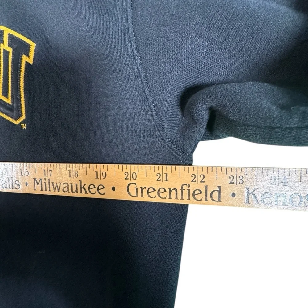 Vintage Russell Athletic Mizzou Crewneck Sweatshirt Black Size L NCAA Tigers